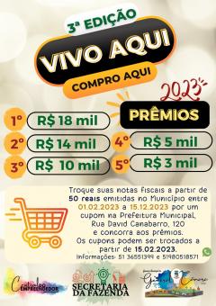 3ª Edição do Programa Vivo Aqui Compro Aqui 3ª Edição do Programa Vivo Aqui Compro Aqui